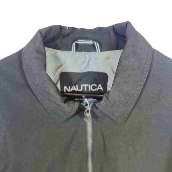 Men’s Water & Wind Resistant Lightweight Full-Zip Jacket - Black, Large - Picture 4 of 5